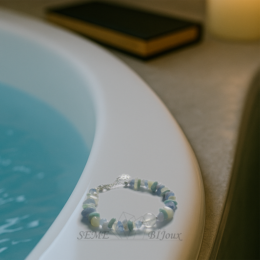 Bracelet Élément Eau – Intuition & Sérénité