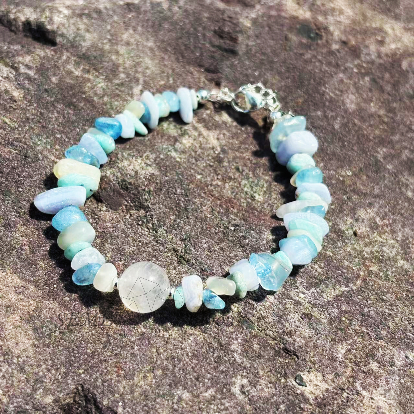 Bracelet Élément Eau – Intuition & Sérénité