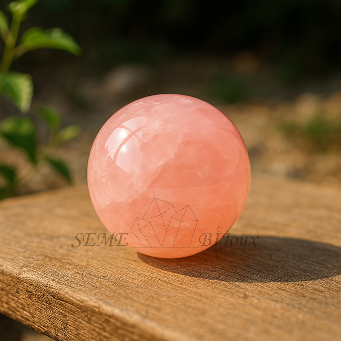 Sphères en Cristal Naturel 4cm | Sphère en Quartz Rose