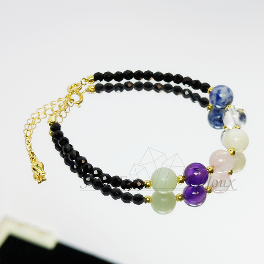 Bracelet astrologique Vierge – Pierre de clarté et d’harmonie – Signe du Zodiaque