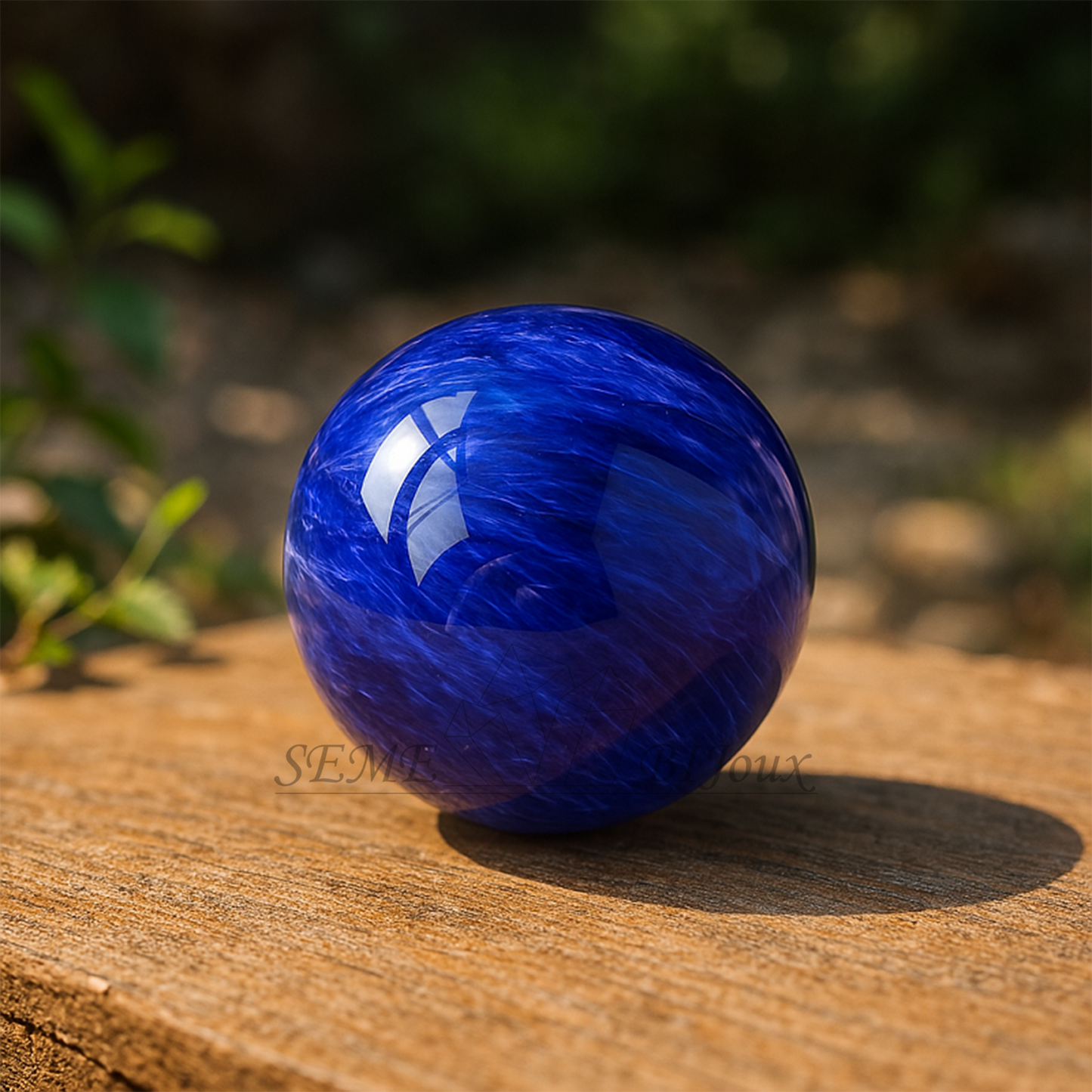 Sphères en Cristal Naturel 4cm | Sphère en Bleu Éblouissant