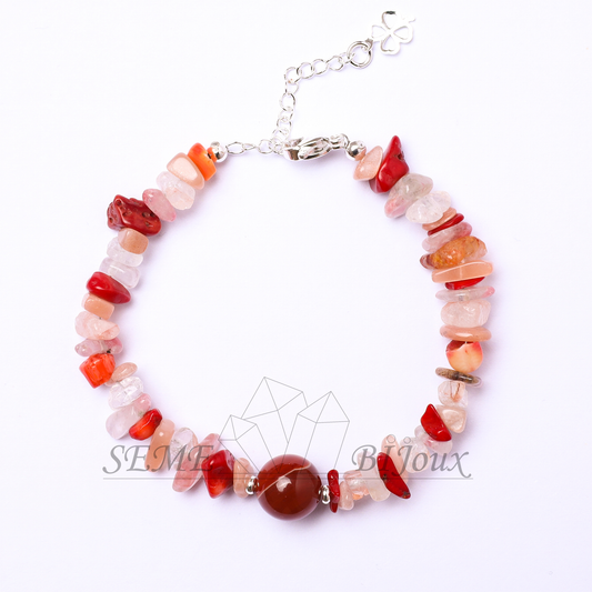 Bracelet Élément Feu – Vitalité & Confiance en soi