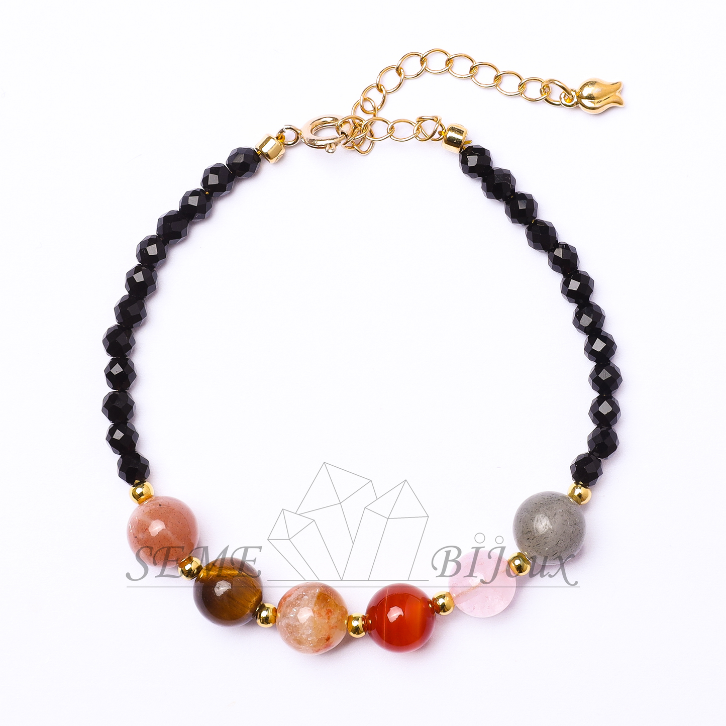 Bracelet astrologique Lion – Pierre de confiance et rayonnement personnel – Signe du Zodiaque