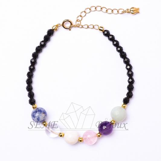 Bracelet astrologique Vierge – Pierre de clarté et d’harmonie – Signe du Zodiaque